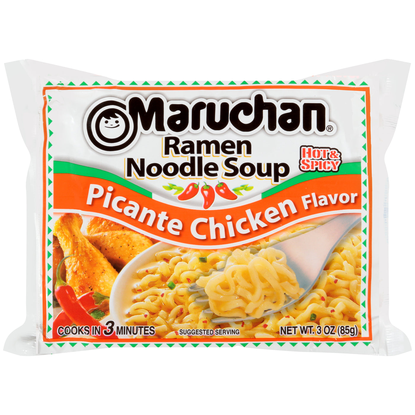 RAN☆MARU Maruchan Ramen Hot & Spicy Picante Chicken Flavored Ramen Noodle