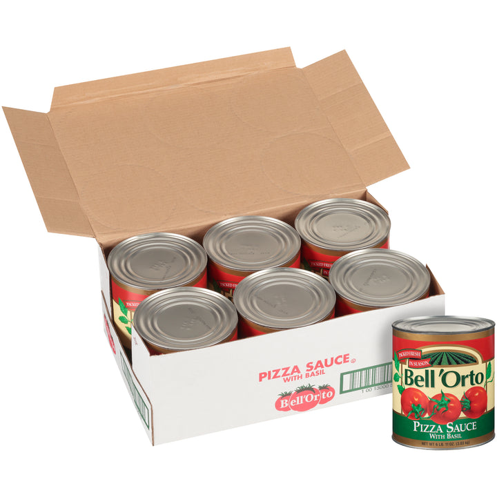 Bell 'Orto Pizza Sauce With Basil-107 oz.-6/Case