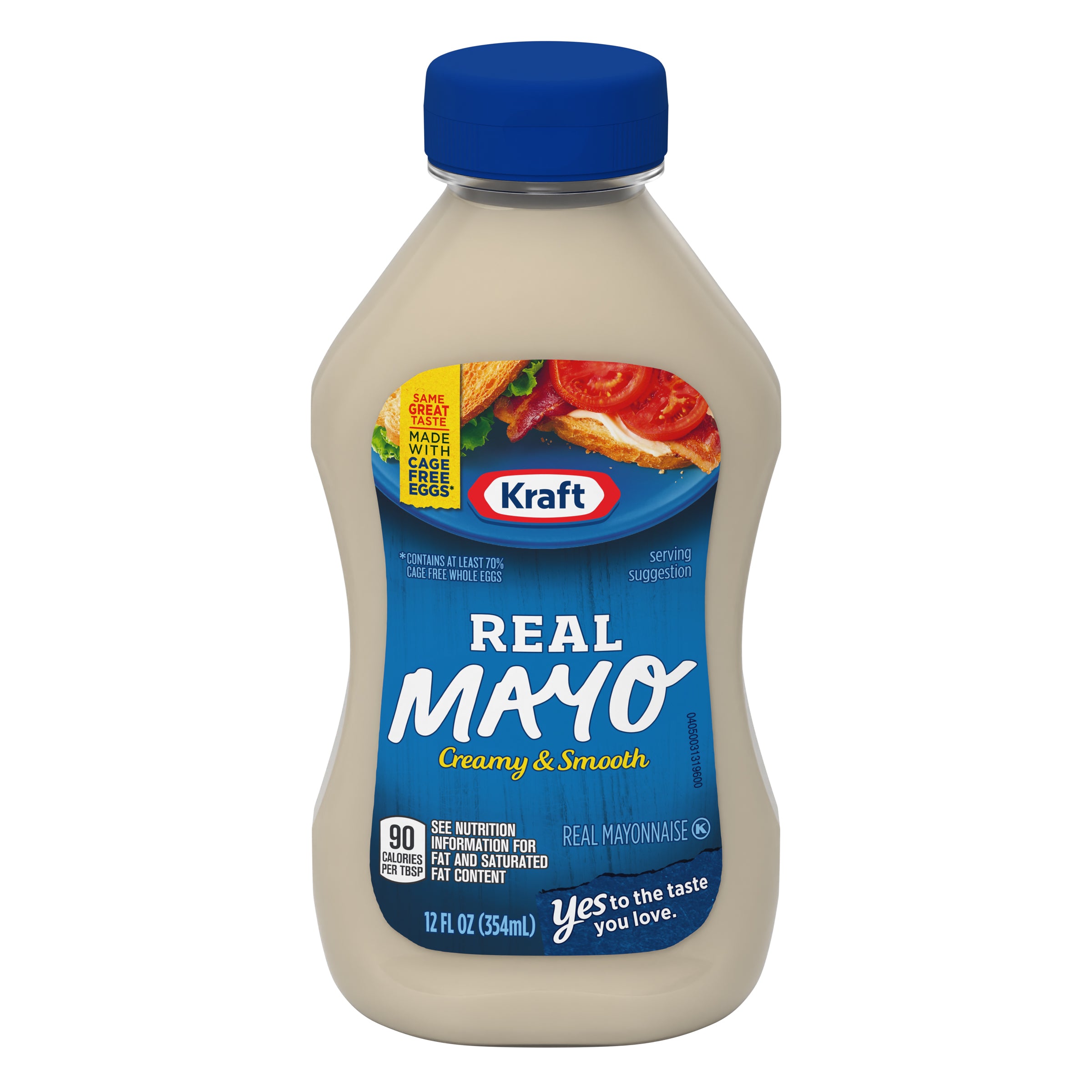 Kraft Squeeze Bottle Mayonnaise Bottle-12 fl oz.-12/Case MPN