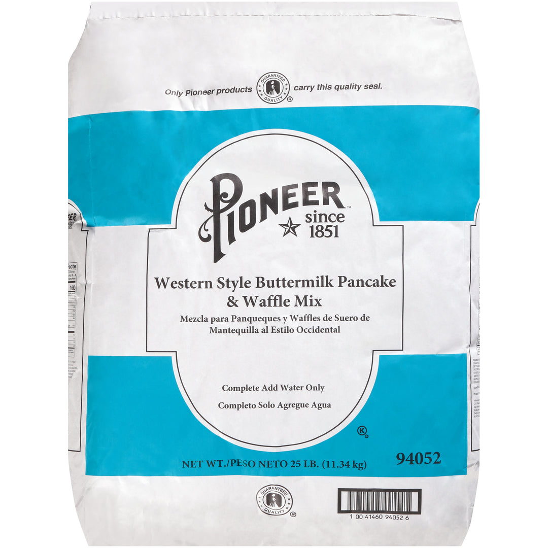 Pioneer Western Style Buttermilk Pancake Mix-25 lb.-1/Case