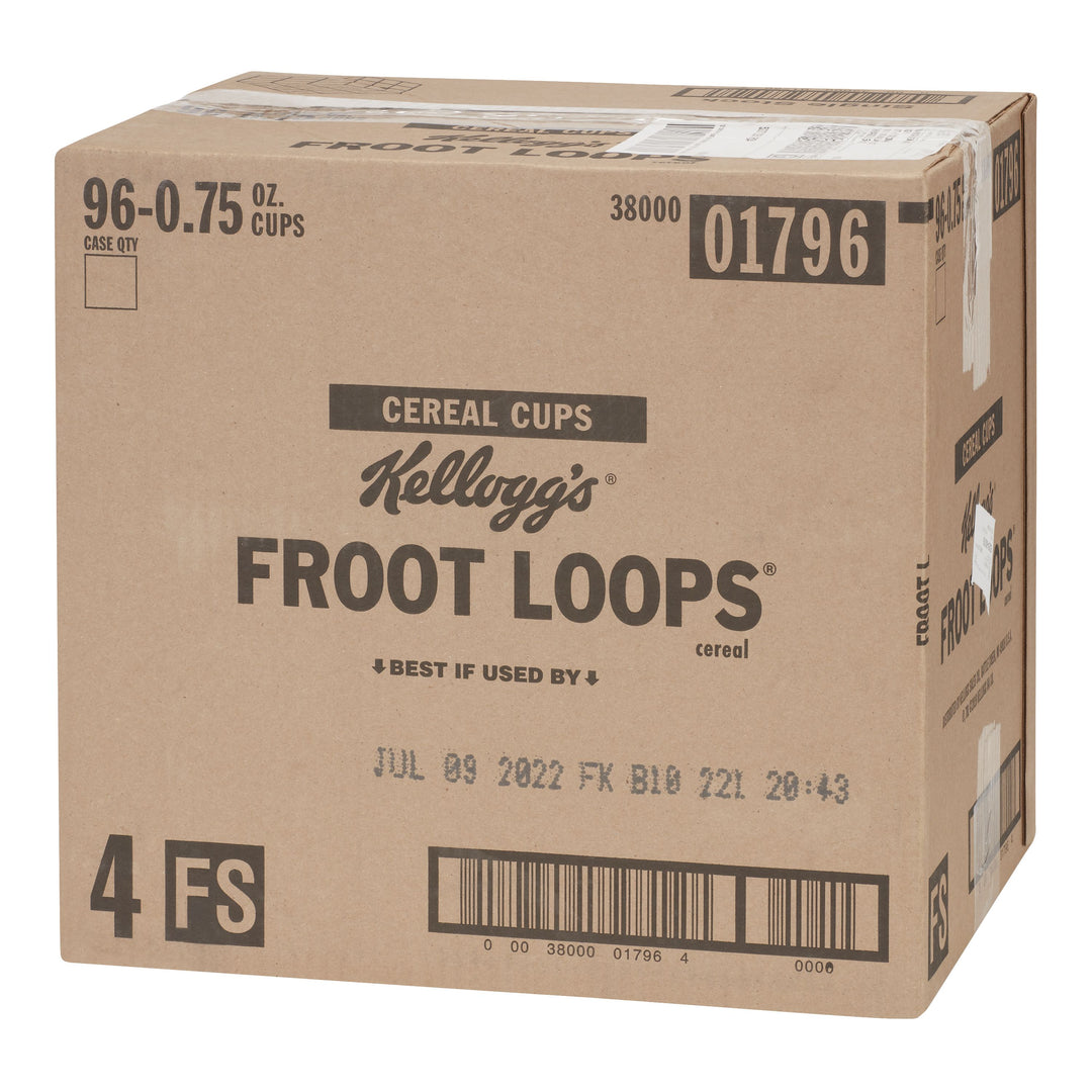 Kellogg Froot Loops Cereal-0.75 oz.-96/Case