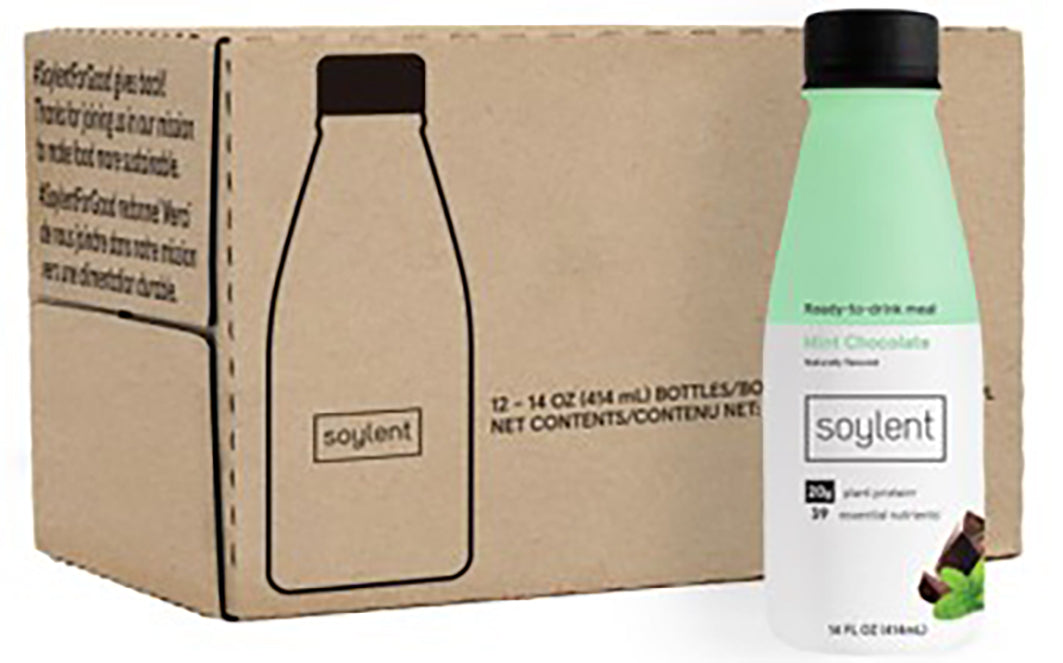 Soylent Mint Chocolate Drink-14 fl oz.-12/Case