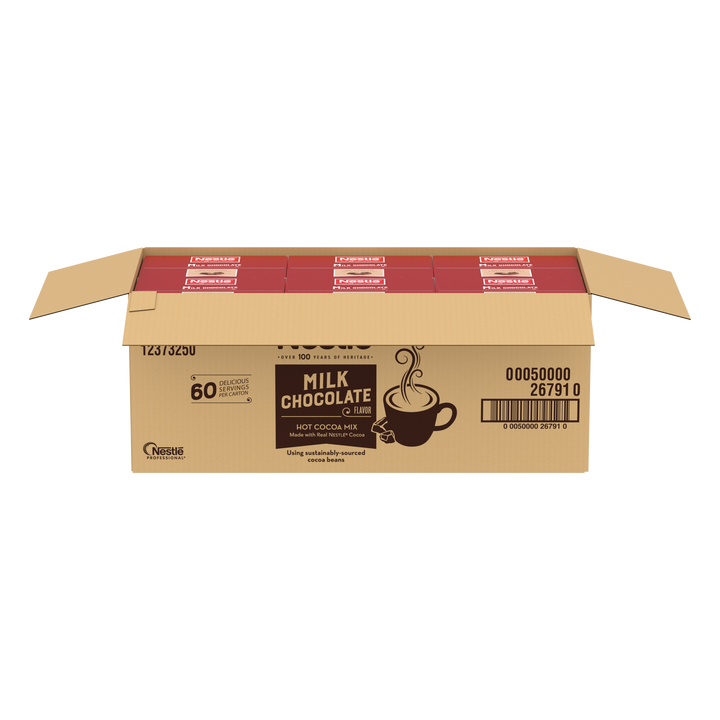 Nestle Milk Chocolate Hot Cocoa Mix-0.71 oz.-60/Box-6/Case