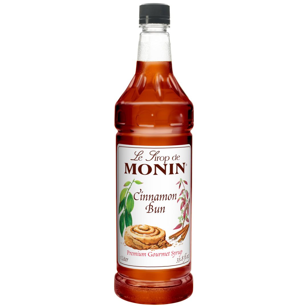 Monin Cinnamon Bun Syrup-1 Liter-4/Case