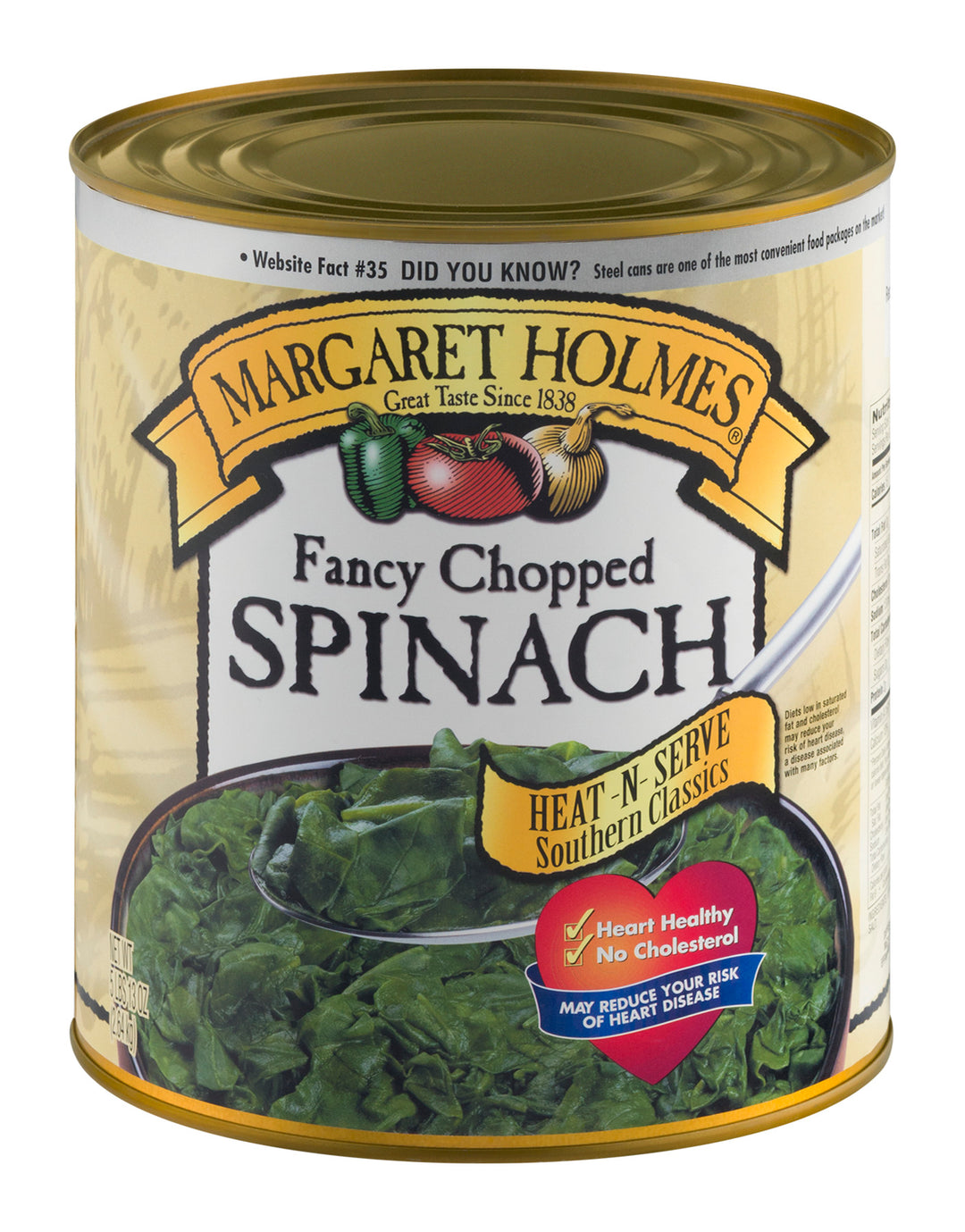 Commodity Chopped Spinach-10 lb.-6/Case