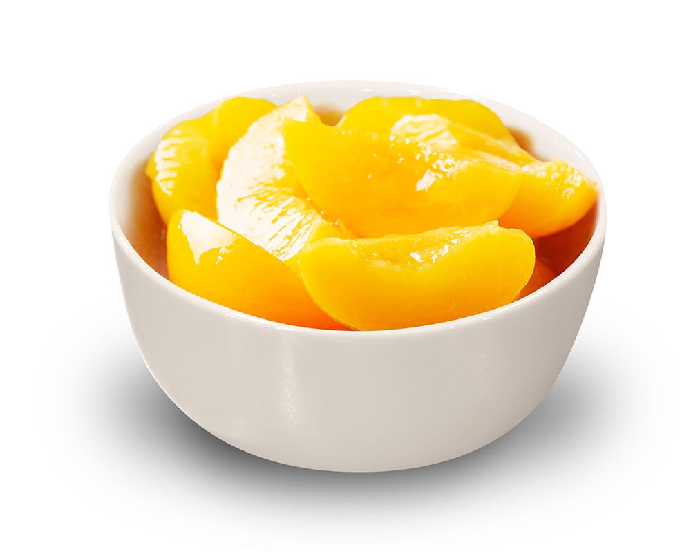 Carbotrol Fruit Sliced Peaches Yellow Cling-105 oz.-1/Box-6/Case