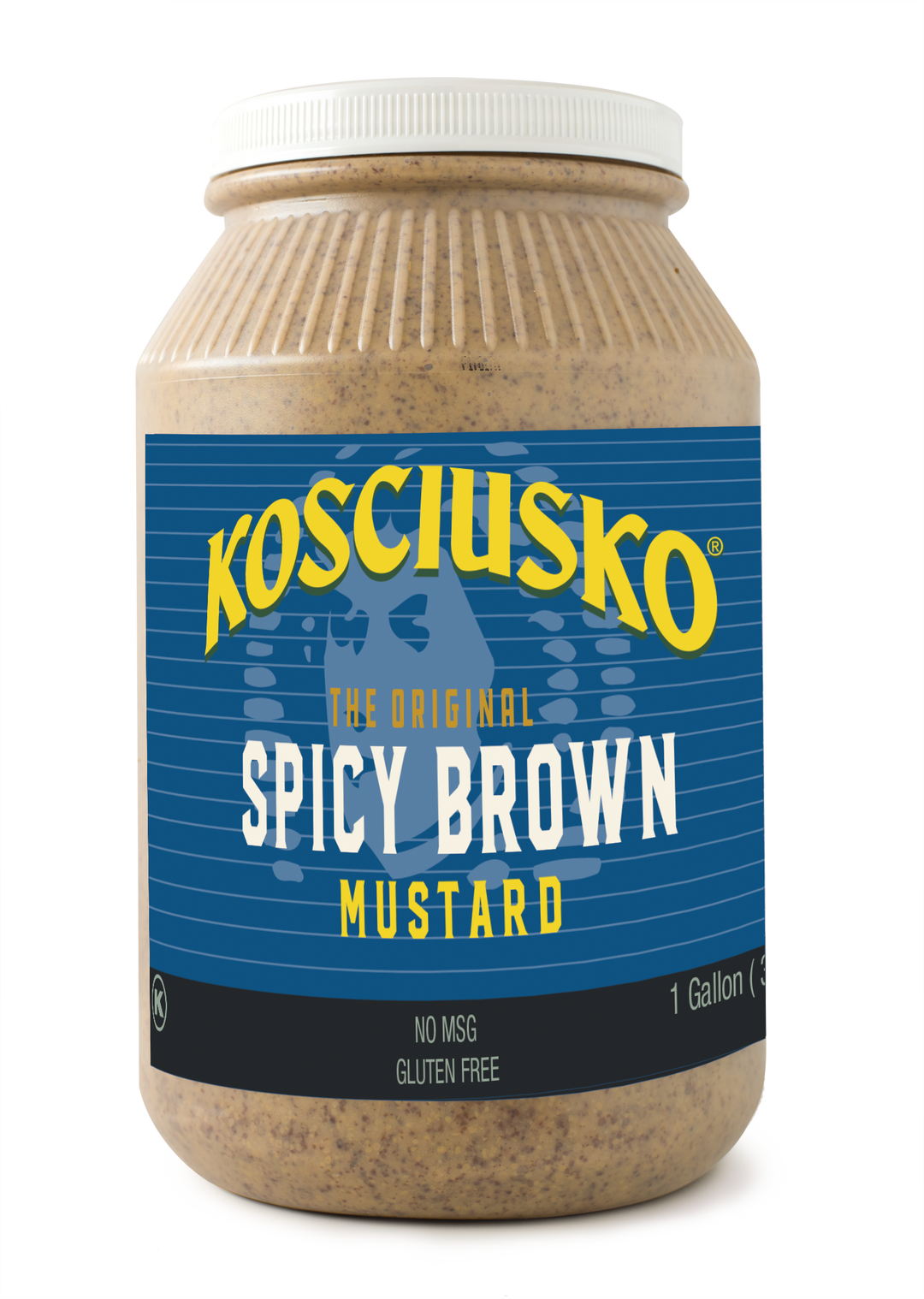 Plochman's Kosiusko Spicy Brown Mustard Bulk-1 Gallon-2/Case