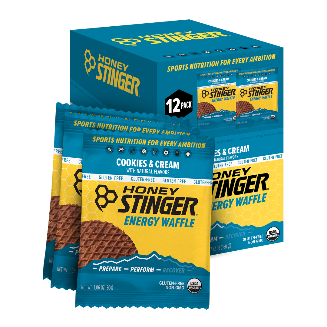 Honey Stinger Organic Cookies & Creme Waffle-1.06 oz.-12/Box-8/Case