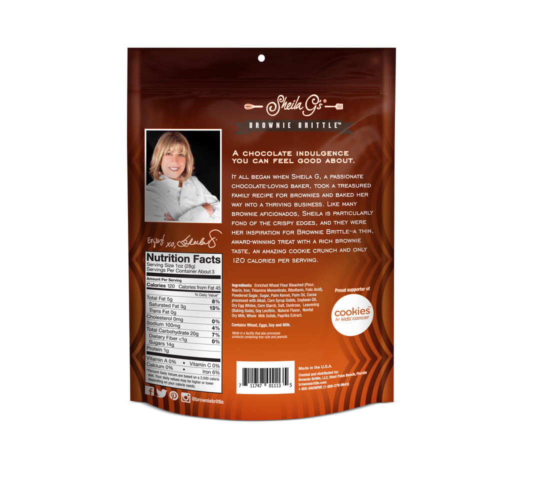 Sheila G's Salted Caramel Brownie Brittle-2.75 oz.-8/Case