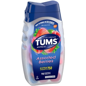 Tums Assorted Berries Tablets-96 Each-6/Box-4/Case