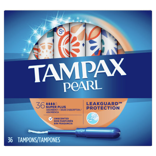 Tampax Pearl Tampons 36 Count Box 12/36 Cnt.