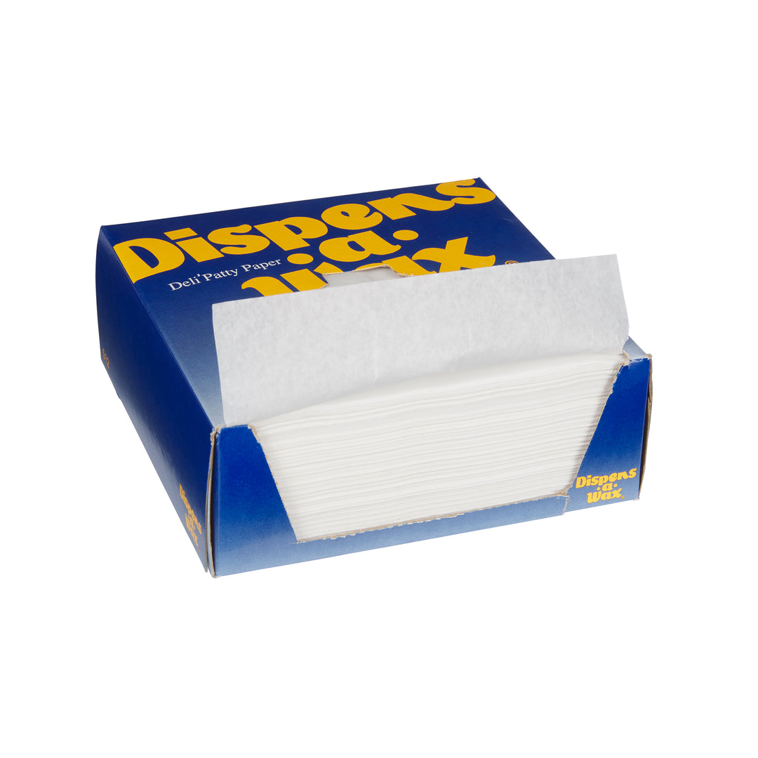Dispens-A-Wax Deli Patty Paper 5.5X5.5-1000 Count-24/Case