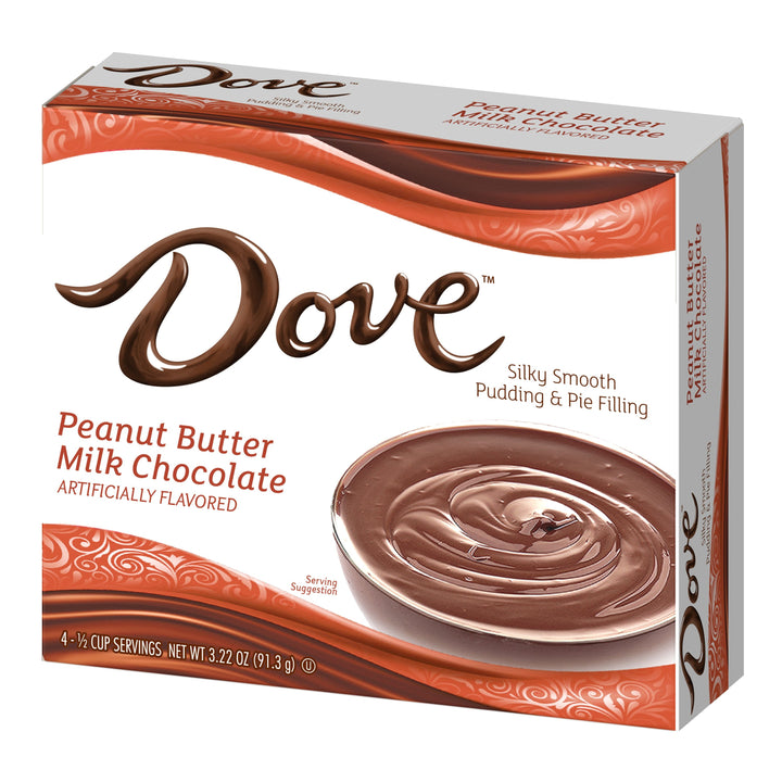 Dove Milk Chocolate Flavored Instant Pudding Mix-3.22 oz.-12/Case