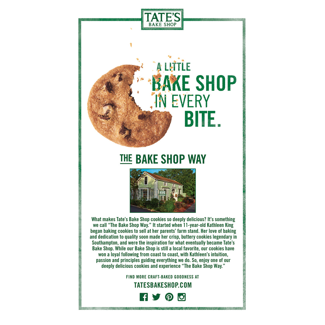 Tate's Bake Shop Gluten Free Chocolate Chip Cookies-7 oz.-12/Case
