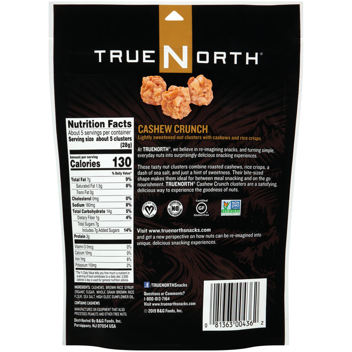 True North Cashew Crunch Pouch-5 oz.-6/Case