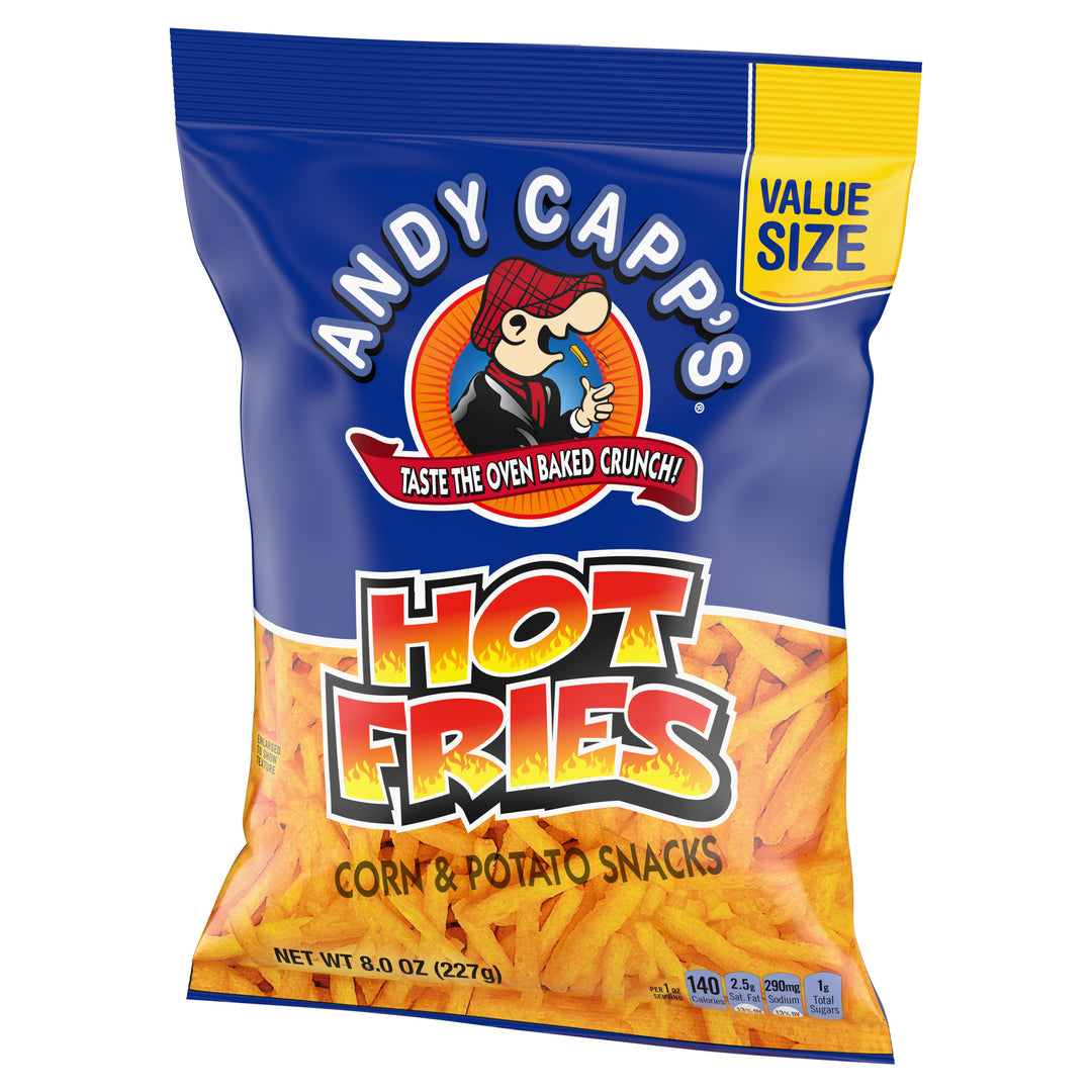 andy caps motorcycle helmet Andy Capp Andy Capp Hot Fries Unpriced Display Ready-8 oz.-8/Case MPN# 2620023180 – Round Eye Supply