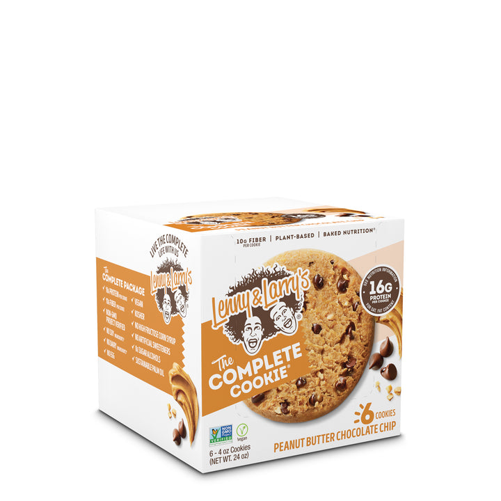 Lenny & Larry's Complete Cookie Complete Peanut Butter Chocolate Chip Cookie-4 oz.-6/Box-12/Case