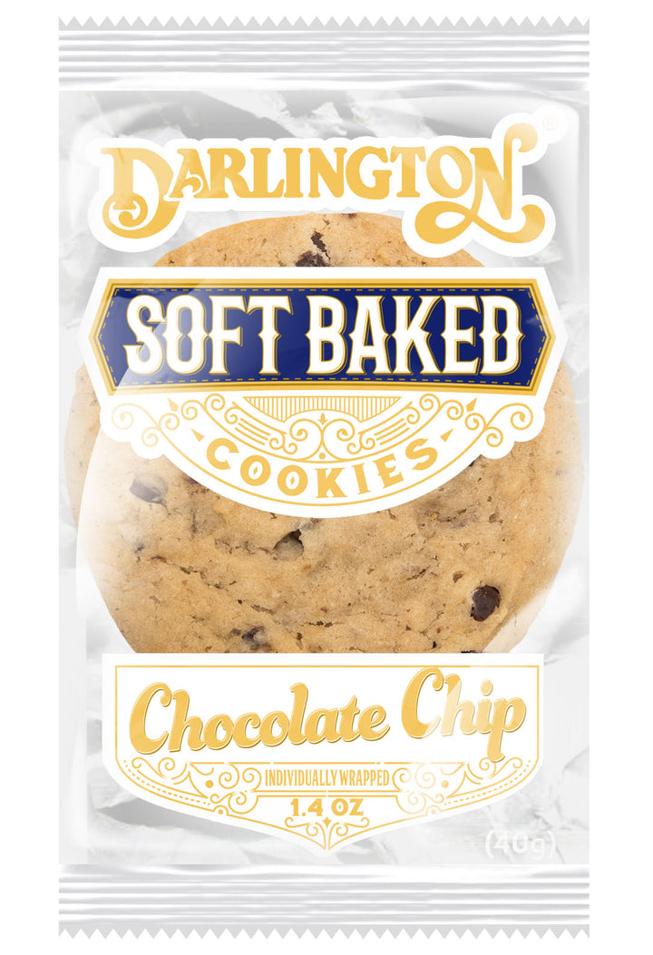 Darlington Individually Wrapped Chocolate Chip Cookie-1 Count-180/Case