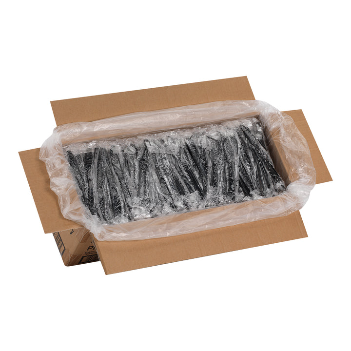 Dixie Heavy Weight Polypropylene Wrapped Black Knife-1000 Count-1/Case