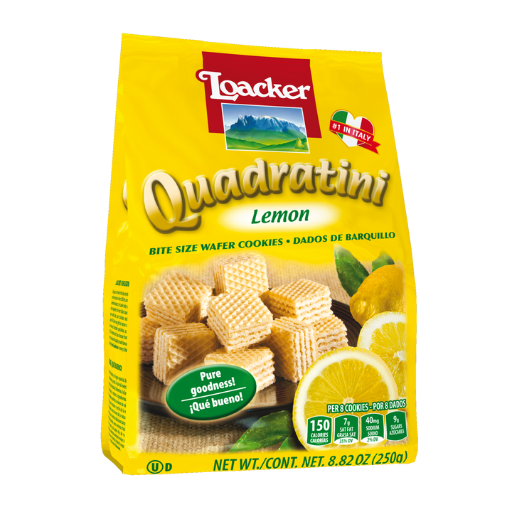 Loacker Quadratini Lemon-8.82 oz.-6/Case