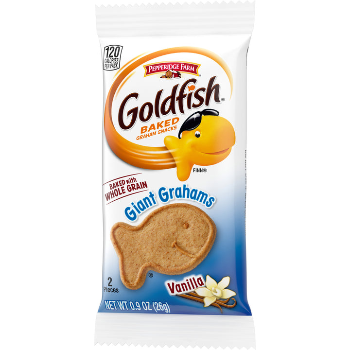 Pepperidge Farms Goldfish Vanilla Whole Grain Giant Grahams-0.9 oz.-300/Case