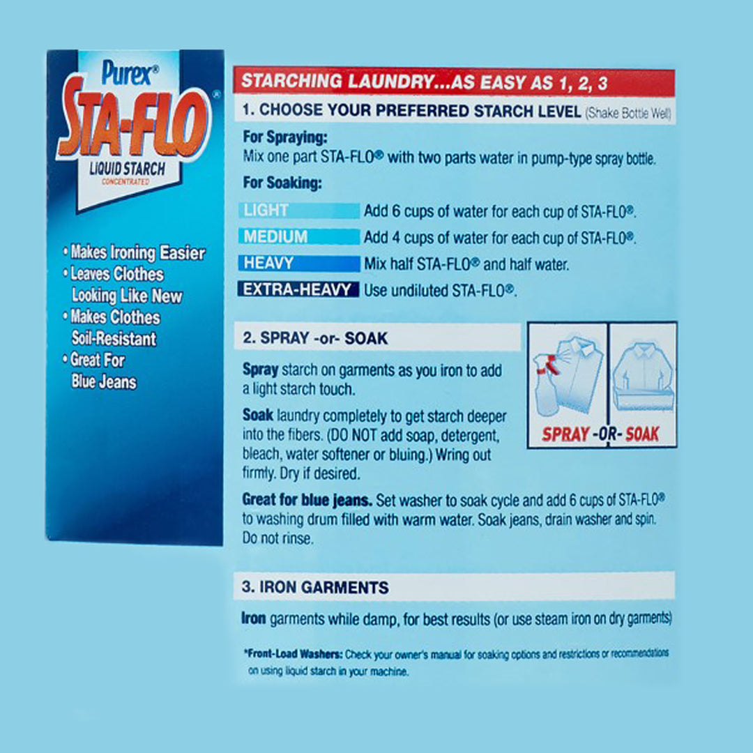 Sta-Flo Liquid Starch-64 fl oz.s-6/Case