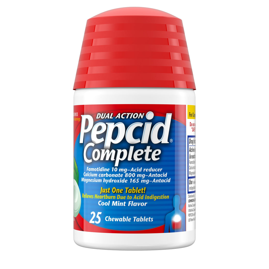 Pepcid Chewable Tablet Mint 36/25 Cnt.