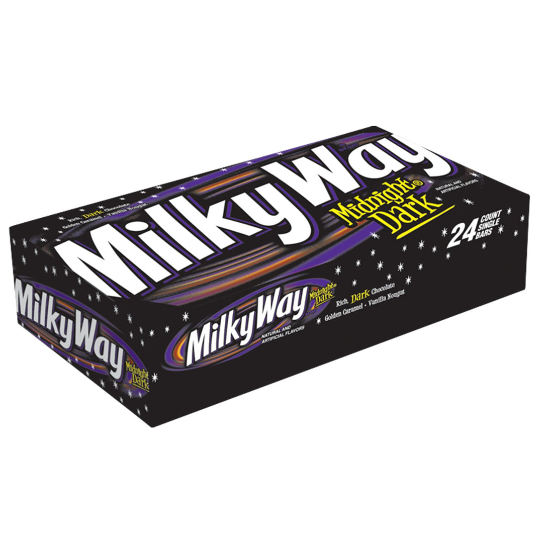Milky Way Midnight Singles-1.76 oz.-24/Box-12/Case