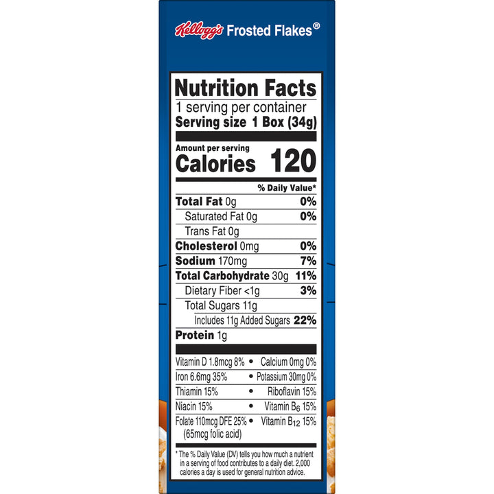 Kellogg's Frosted Flakes Cereal-1.2 oz.-70/Case