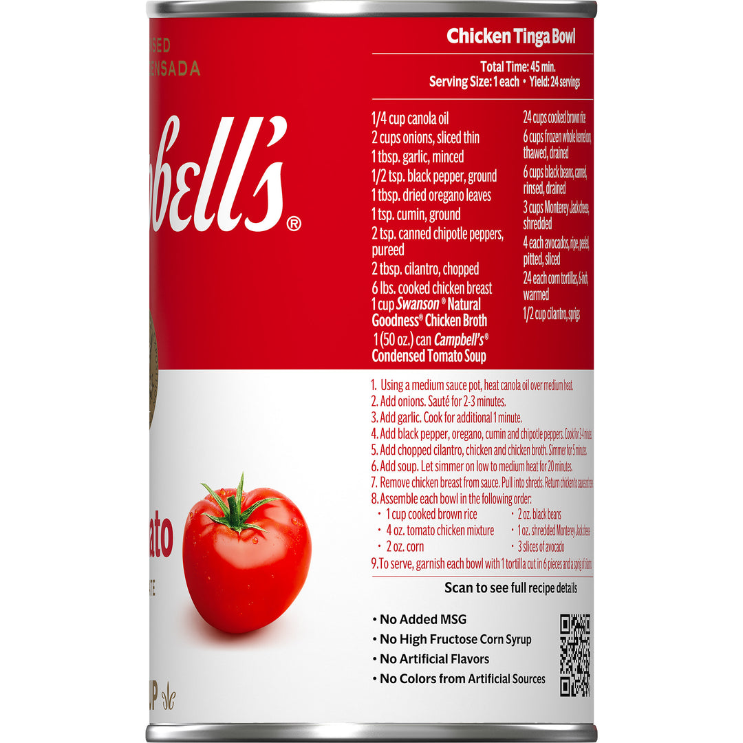 Campbell's Classic Tomato Condensed Shelf Stable Soup-50 oz.-12/Case