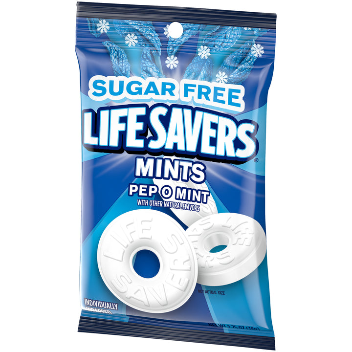 Lifesavers Candy Lifesaver Sugar Free Individually Wrapped Peg Bag-2.75 oz.-12/Case