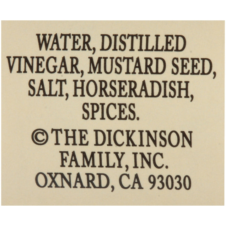 Dickinson Mustard-1.4 oz.-72/Case