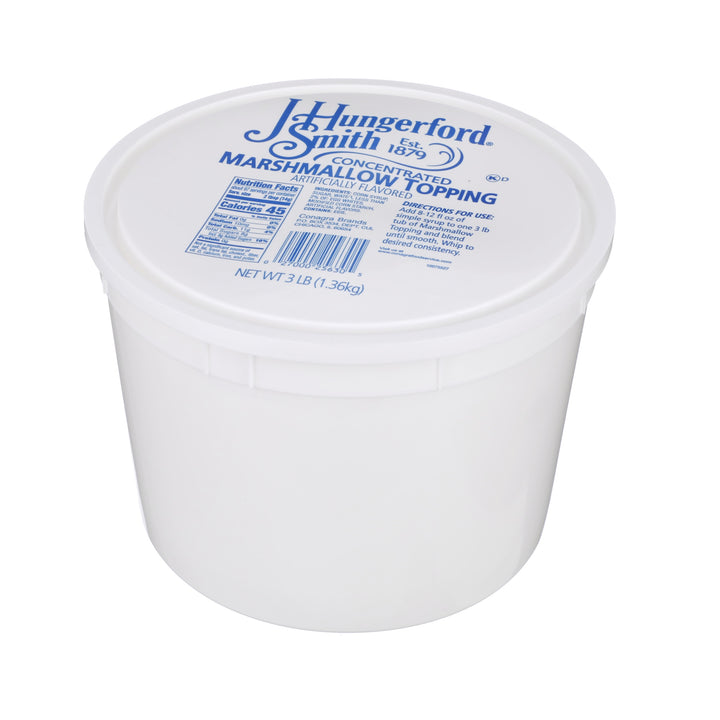 Jhs Topping Marshmallow Tubs Jhs-3 lb.-4/Case
