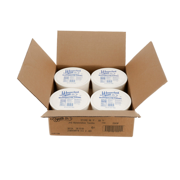 Jhs Topping Marshmallow Tubs Jhs-3 lb.-4/Case