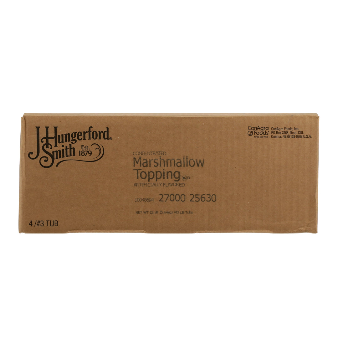 Jhs Topping Marshmallow Tubs Jhs-3 lb.-4/Case