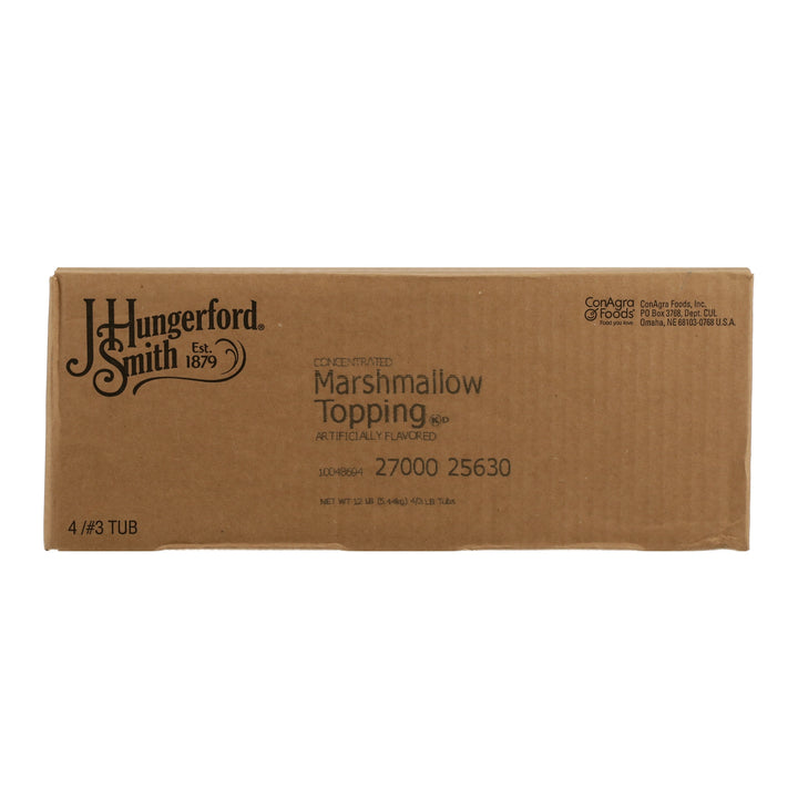 Jhs Topping Marshmallow Tubs Jhs-3 lb.-4/Case