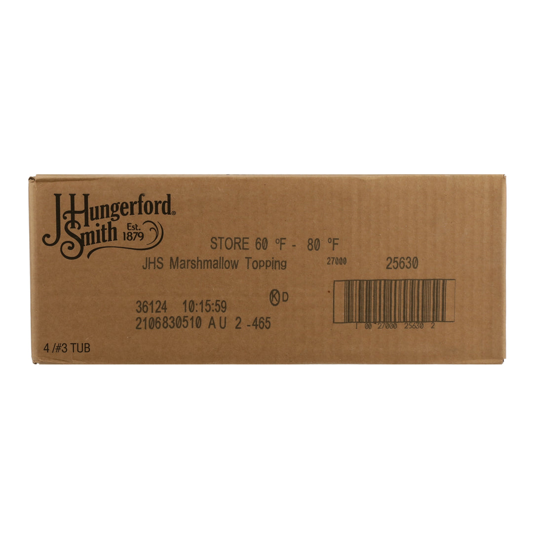 Jhs Topping Marshmallow Tubs Jhs-3 lb.-4/Case