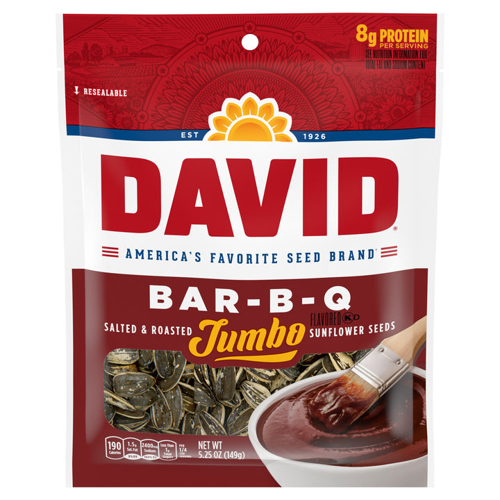 David Bbq Sunflower Seeds-5.25 oz.-12/Case