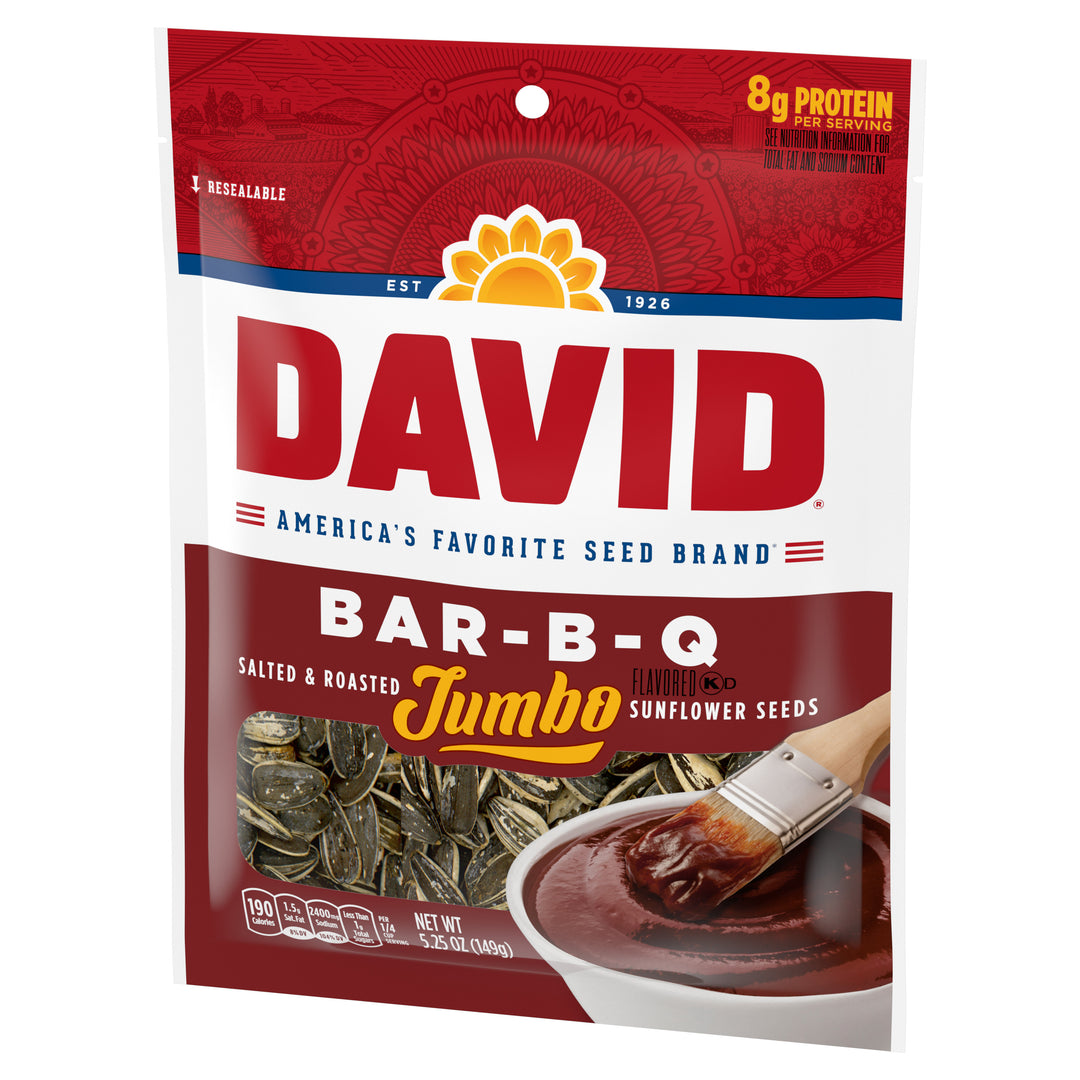 David Bbq Sunflower Seeds-5.25 oz.-12/Case