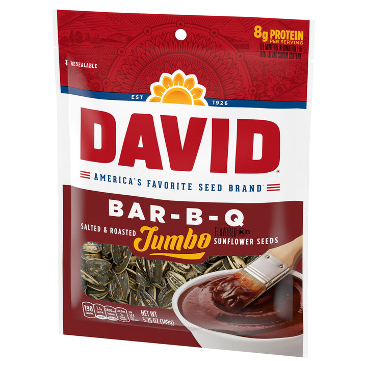 David Bbq Sunflower Seeds-5.25 oz.-12/Case