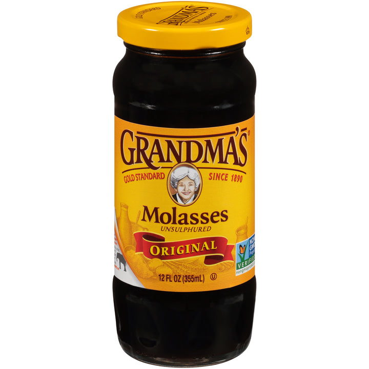 Grandma's Gold Unsulphured Molasses Jar-12 fl oz.-12/Case