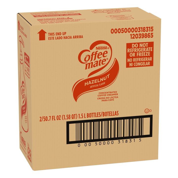 Coffee Mate Hazelnut Pump Concentrate Liquid Creamer-50.72 fl oz.-2/Case