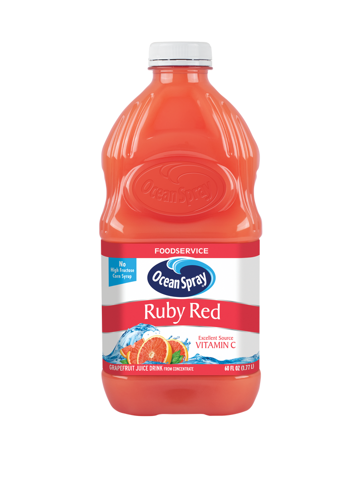 Ocean Spray Ruby Red-Grapefruit Juice-60 fl oz. Bottle-60 fl oz.-8/Case