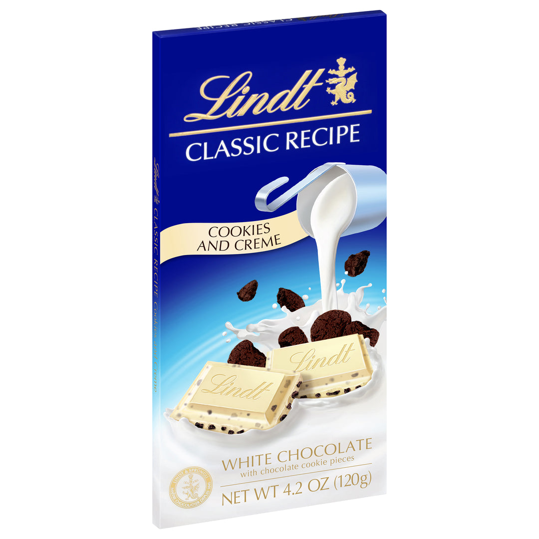 Lindt & Sprungli-Usa- Inc Classic Recipe Cookies And Cream White Chocolate Bar-4.2 oz.-12/Box-6/Case