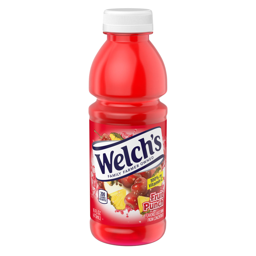 Welch's Fruit Punch Juice Drink-16 fl oz.-12/Case