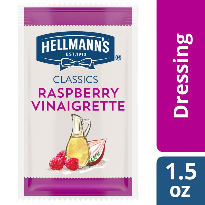 Hellmann's Raspberry Vinaigrette Dressing Single Serve-1.5 oz.-102/Case