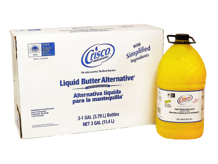 Crisco Professional Liquid Butter Alternative-1 Gallon-3/Case