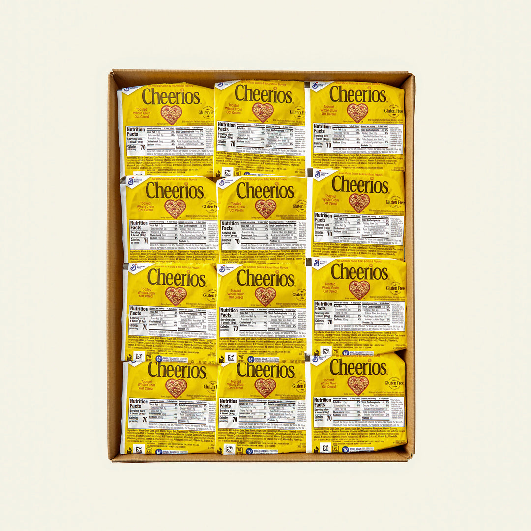 Cheerios Gluten Free Single Serve Cereal-0.69 oz.-96/Case