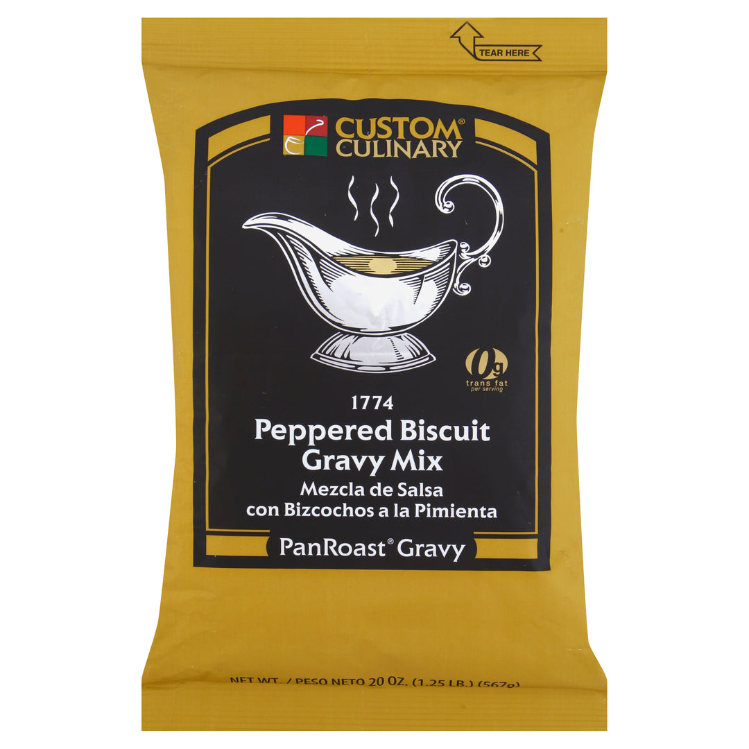 Panroast Peppered Biscuit Gravy Mix-20 oz.-6/Case