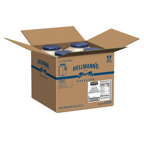 Hellmann's Chunky Bleu Cheese Dressing Bulk-1 Gallon-4/Case